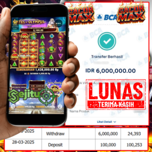 PEMENANG JACKPOT SEJITU GATES OF OLYMPUS PRAGMATIC PLAY