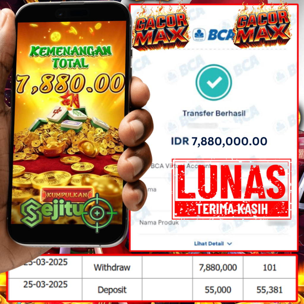 PEMENANG JACKPOT SEJITU MAHYONG WAYS PG SOFT
