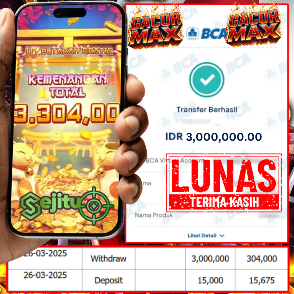 PEMENANG JACKPOT SEJITU LUCKY NEKO PGSOFT