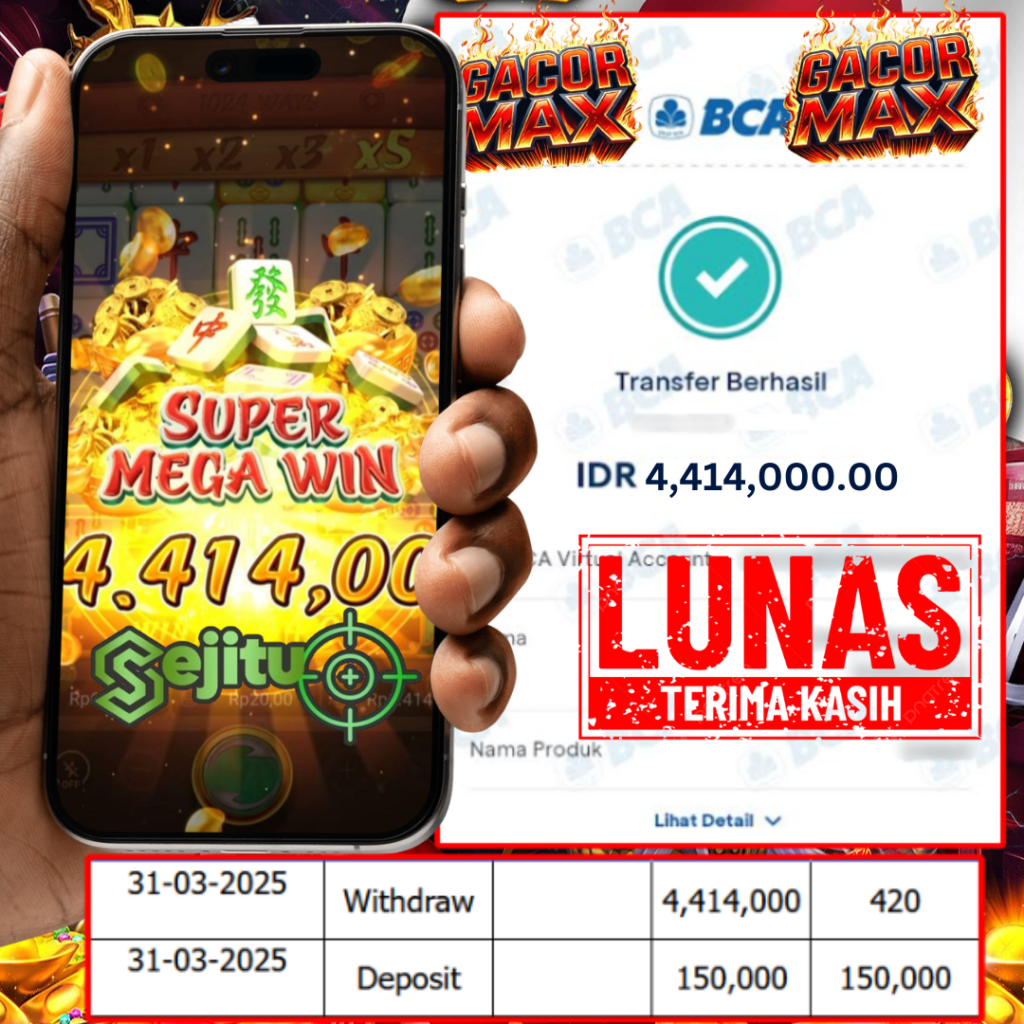 PEMENANG JACKPOT SEJITU MAHJONG WAYS PGSOFT