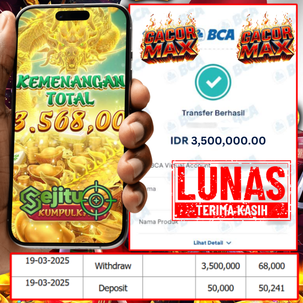 PEMENANG JACKPOT SEJITU MAHYONG WAYS 2 PG SOFT