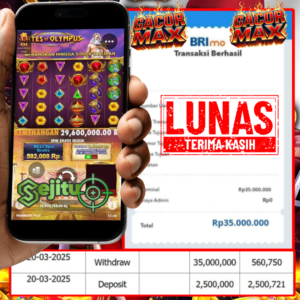 PEMENANG JACKPOT SEJITU GATES OF OLYMPUS PRAGMATIC PLAY