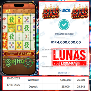 PEMENANG JACKPOT SEJITU MAHYONG WAYS PG SOFT