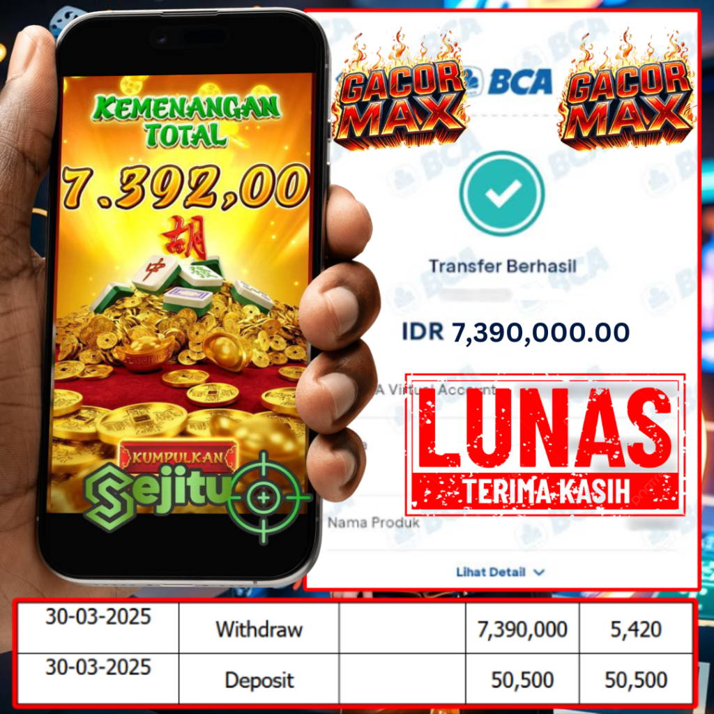 PEMENANG JACKPOT SEJITU MAHJONG WAYS 2 PGSOFT