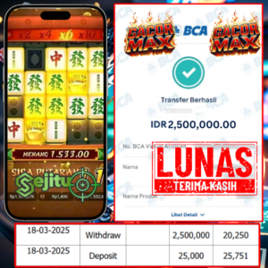 PEMENANG JACKPOT SEJITU MAHYONG WAYS PG SOFT