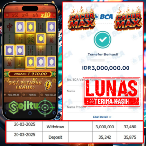 PEMENANG JACKPOT SEJITU MAHYONG WAYS PG SOFT