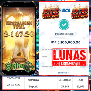 PEMENANG JACKPOT SEJITU WILD BOUTY SHOWDOWN PGSOFT