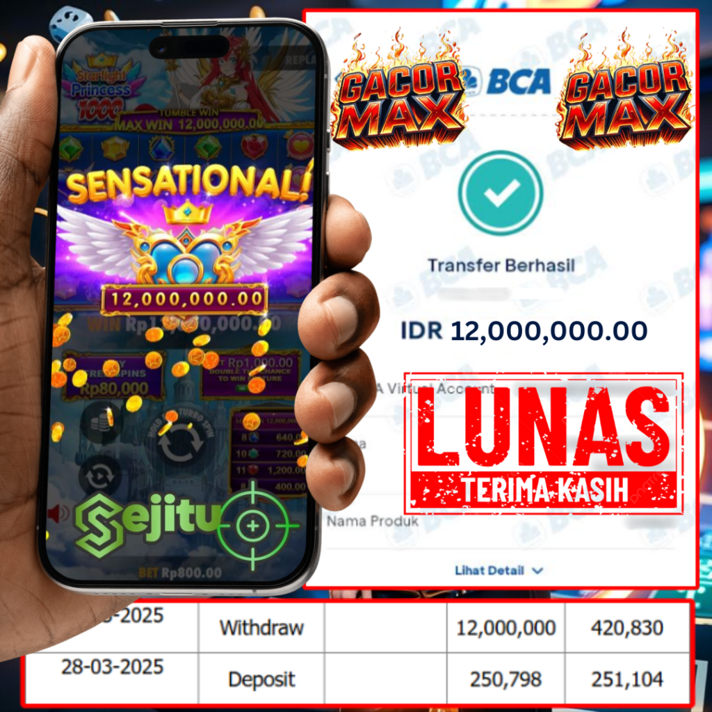 PEMENANG JACKPOT SEJITU STARLIGHT PRINCESS 1000 PRAGMATIC PLAY