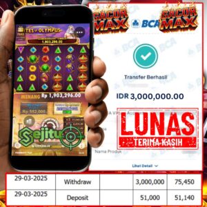 PEMENANG JACKPOT SEJITU GATES OF OLYMPUS PRAGMATIC PLAY