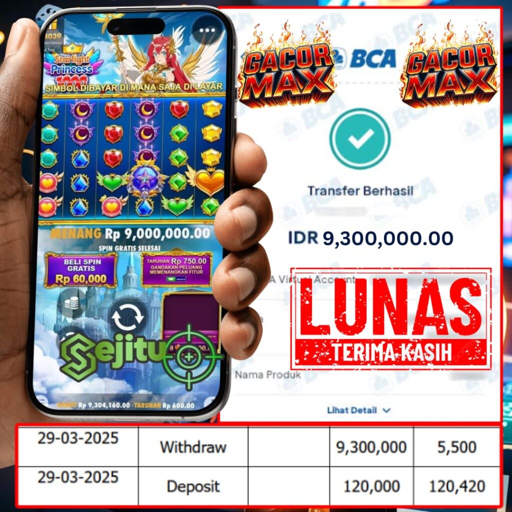 PEMENANG JACKPOT SEJITU STARLIGHT PRINCESS 1000 PRAGMATIC PLAY