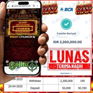 PEMENANG JACKPOT SEJITU 5 LIONS MEGAWAYS PRAGMATIC PLAY