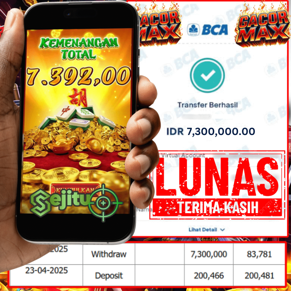 PEMENANG JACKPOT SEJITU MAHJONG WAYS PGSOFT