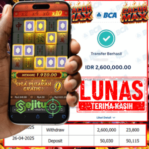 PEMENANG JACKPOT SEJITU MAHJONG WAYS PGSOFT