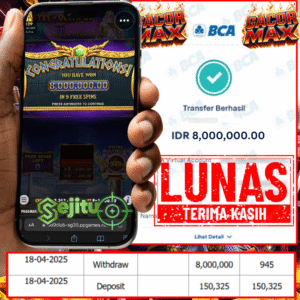 PEMENANG JACKPOT SEJITU GATES OF OLYMPUS PRAGMATIC PLAY