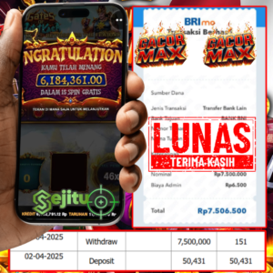 PEMENANG JACKPOT SEJITU GATES OF GATOTKACA PRAGMATIC PLAY