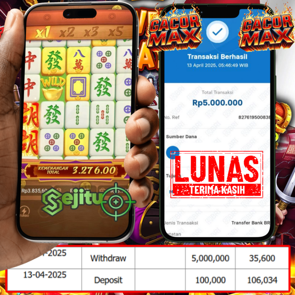 PEMENANG JACKPOT SEJITU MAHJONG WAYS PGSOFT