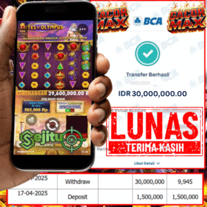 PEMENANG JACKPOT SEJITU GATES OF OLYMPUS PRAGMATIC PLAY