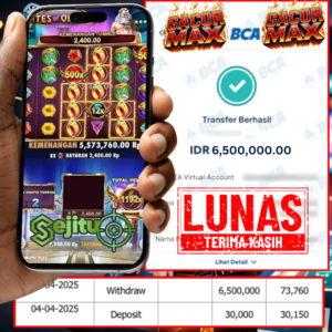 PEMENANG JACKPOT SEJITU GATES OF OLYMPUS PRAGMATIC PLAY