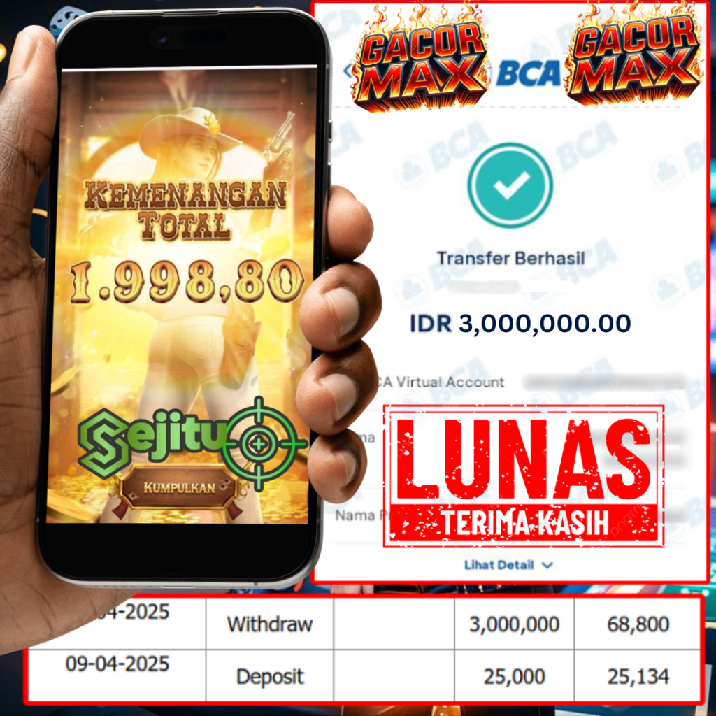PEMENANG JACKPOT SEJITU WILD BOUNTY SHOWDOWN PGSOFT