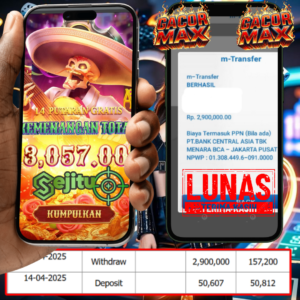 PEMENANG JACKPOT SEJITU WILD OF BANDITO PGSOFT