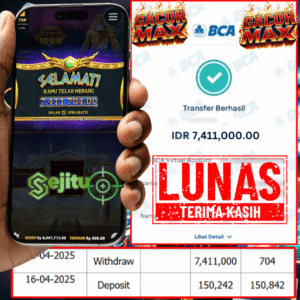 PEMENANG JACKPOT SEJITU GATES OF OLYMPUS 1000 PRAGMATIC PLAY