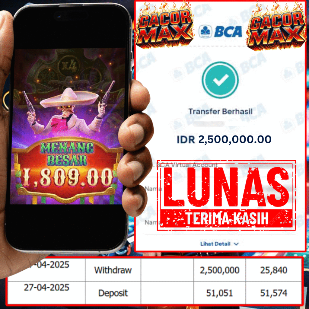 PEMENANG JACKPOT SEJITU WILD BANDITO PGSOFT