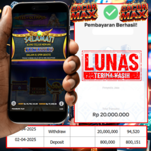 PEMENANG JACKPOT SEJITU GATES OF OLYMPUS PRAGMATIC PLAY