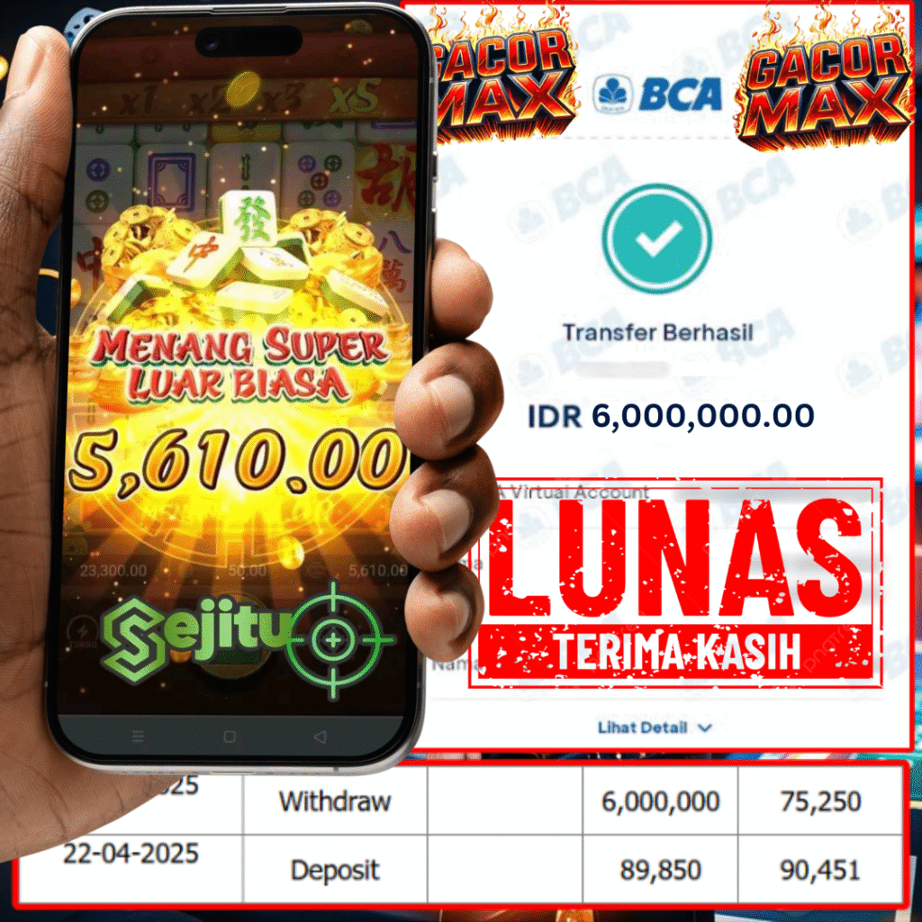 PEMENANG JACKPOT SEJITU MAHJONG WAYS PGSOFT