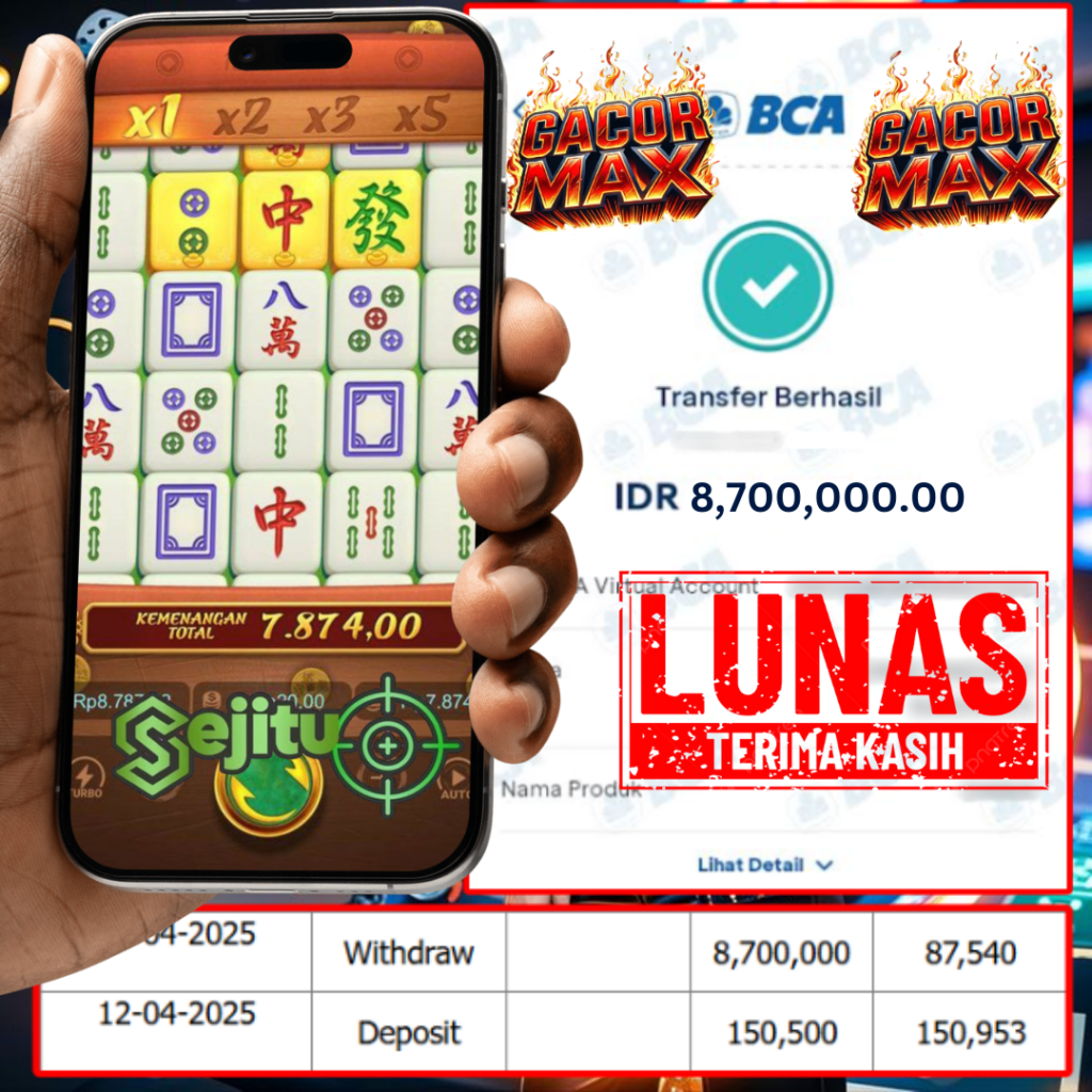 PEMENANG JACKPOT SEJITU MAHJONG WAYS PGSOFT