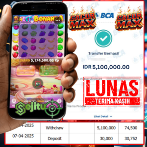 PEMENANG JACKPOT SEJITU SWEET BONANZA PRAGMATIC PLAY