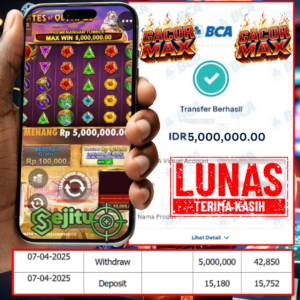 PEMENANG JACKPOT SEJITU GATES OF OLYMPUS PRAGMATIC PLAY