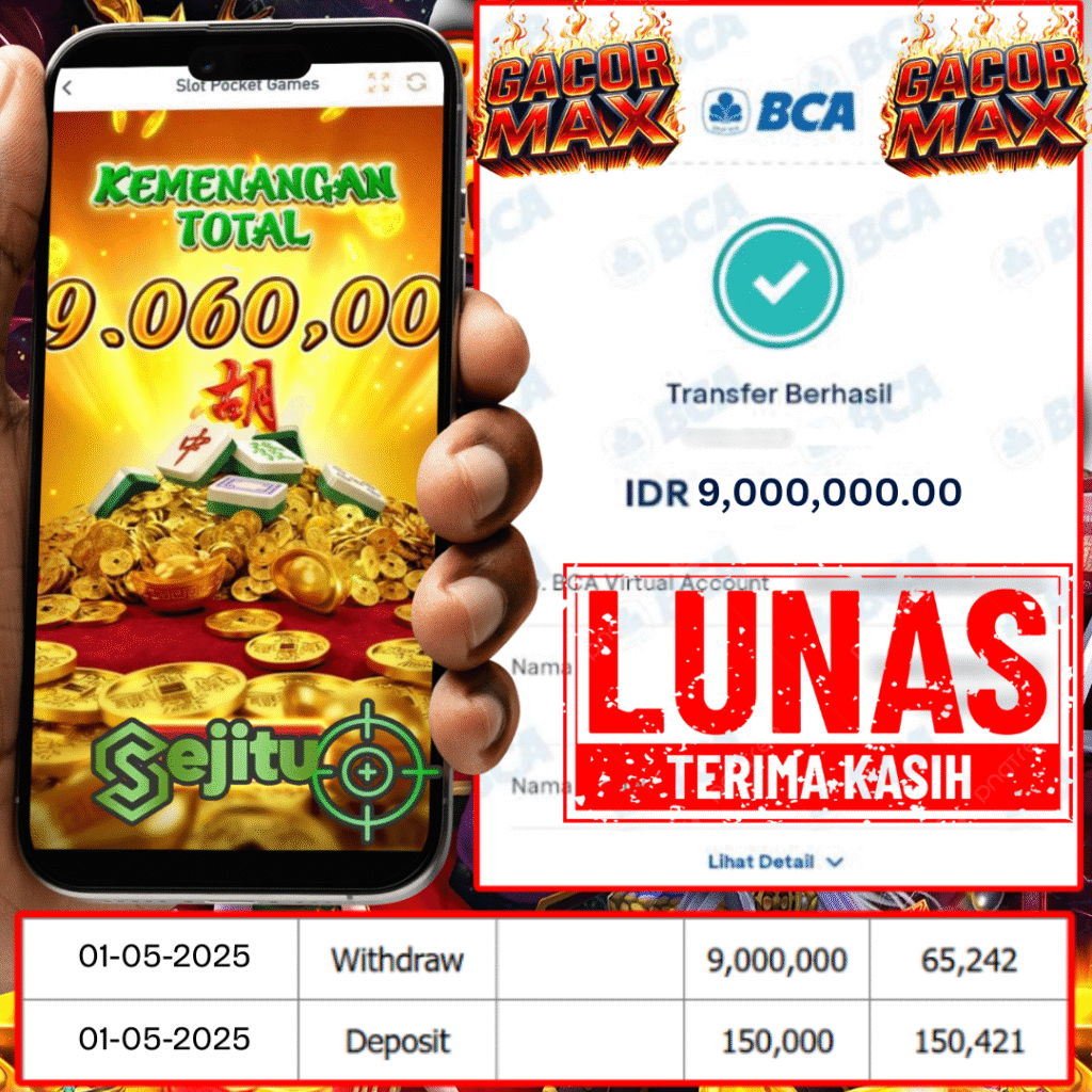 PEMENANG JACKPOT SEJITU MAHJONG WAYS PGSOFT