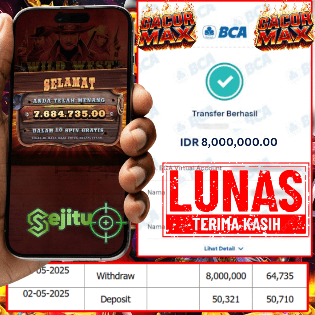 PEMENANG JACKPOT SEJITU WILD WEST GOLD PRAGMATIC PLAY