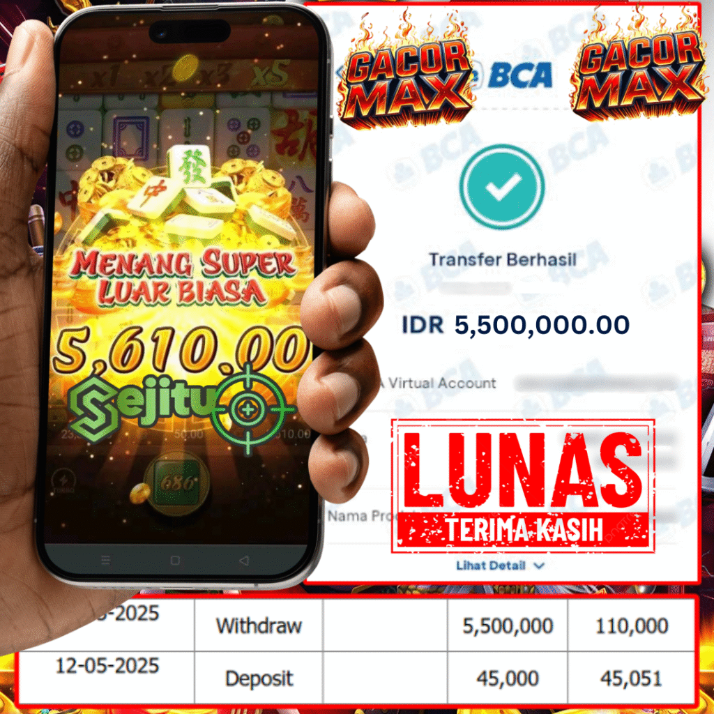 PEMENANG JACKPOT SEJITU MAHJONG WAYS PGSOFT
