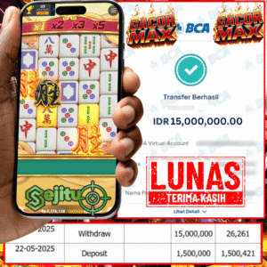 PEMENANG JACKPOT SEJITU MAHJONG WINS 3 SCATTER HITAM PRAGMATIC PLAY
