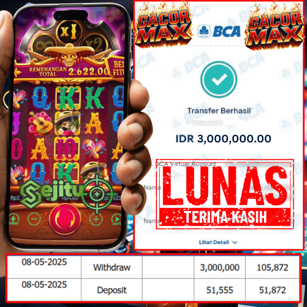 PEMENANG JACKPOT SEJITU WILD BANDITO PGSOFT