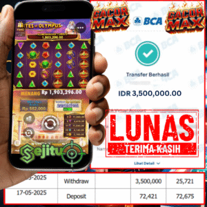 PEMENANG JACKPOT SEJITU GATES OF OLYMPUS PRAGMATIC PLAY