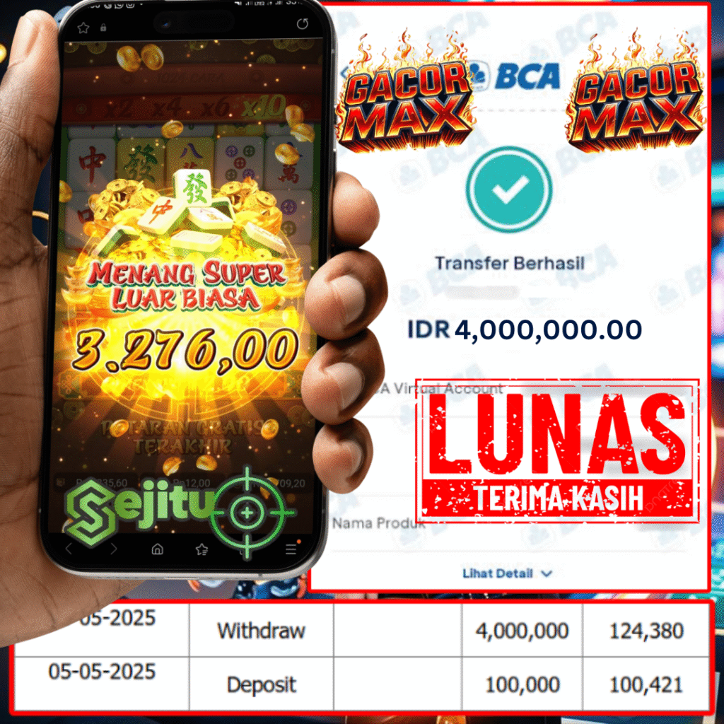 PEMENANG JACKPOT SEJITU MAHJONG WAYS PGSOFT