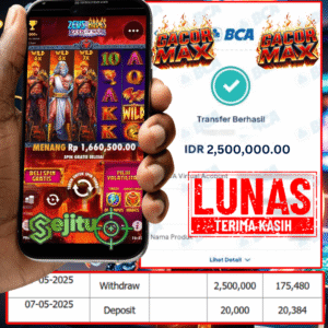 PEMENANG JACKPOT SEJITU ZEUS VS HADES GOD OF WAR PRAGMATIC PLAY