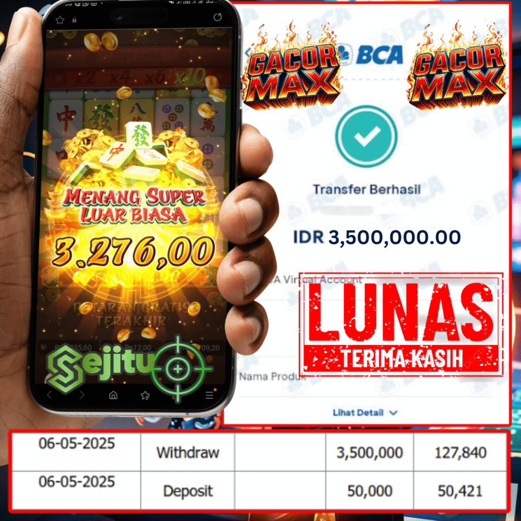 PEMENANG JACKPOT SEJITU MAHJONG WAYS PGSOFT