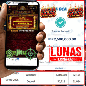 PEMENANG JACKPOT SEJITU 5 LIONS MEGAWAYS PRAGMATIC PLAY