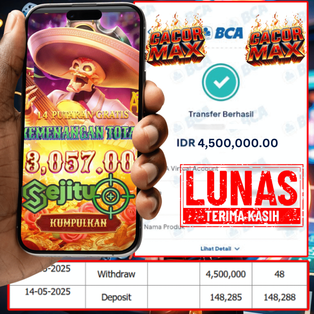 PEMENANG JACKPOT SEJITU WILD BANDITO PGSOFT