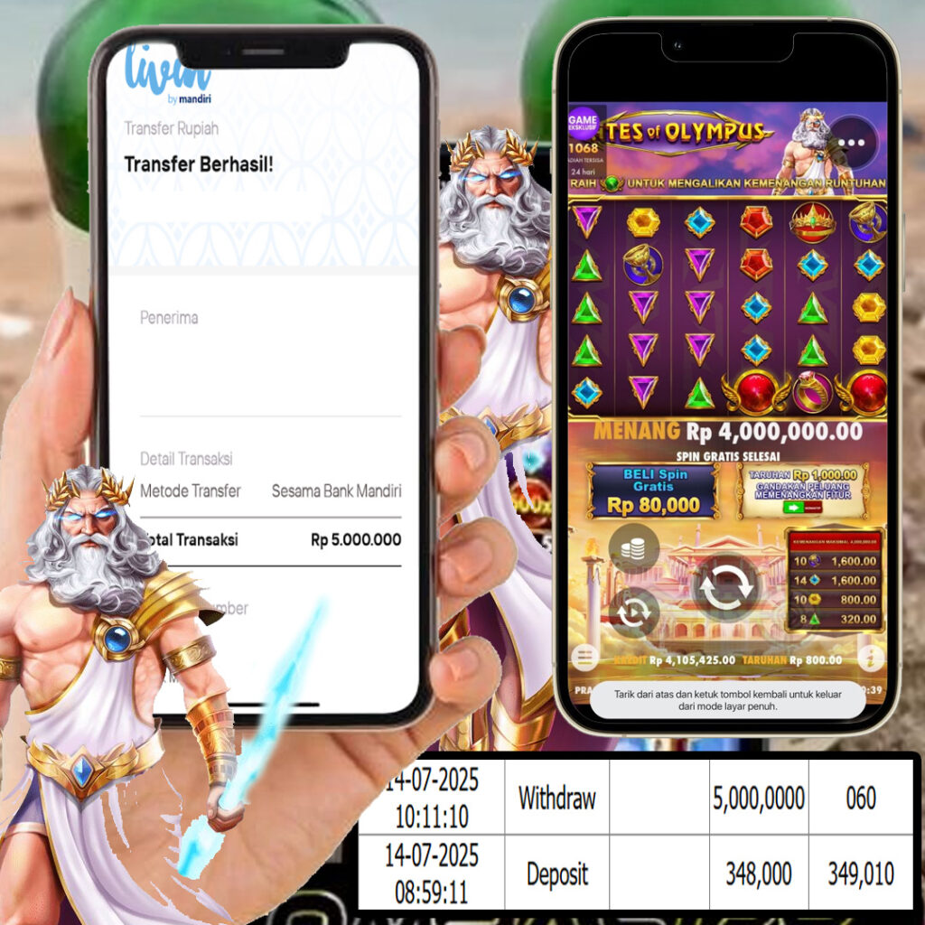 JACKPOT GAMES GATE OF OLYMPUS PRAGMATIC PLAY