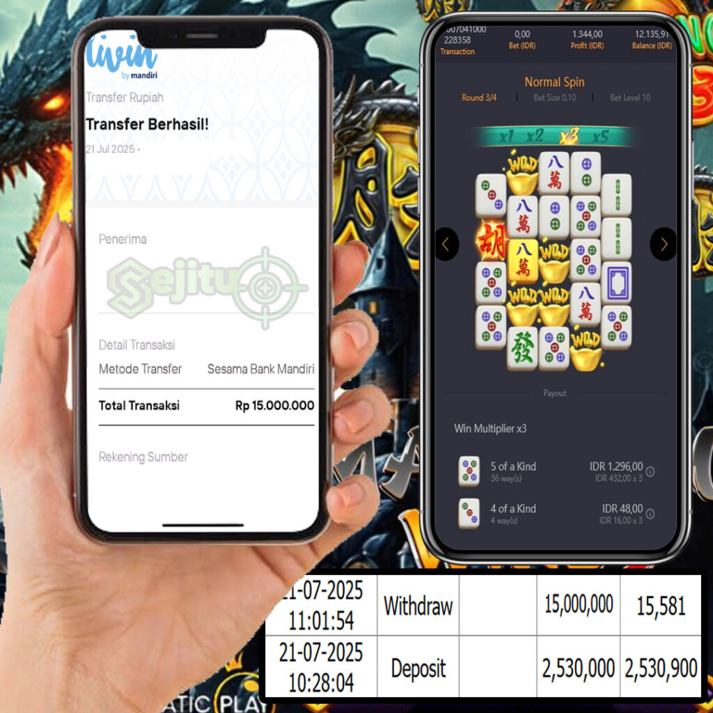 SEJITU JACKPOT GAMES MAHYONG WAYS PG SOFT