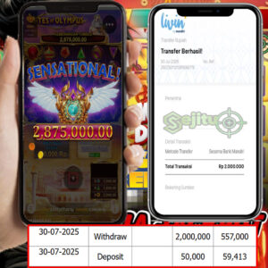 SELAMAT KEPADA MEMBER SEJITU JACKPOT GAMES GATES OF OLYMPUS PRAGMATIC PLAY