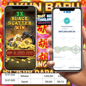 SELAMAT KEPADA MEMBER SEJITU JACKPOT GAMES MAHJONG WINS 3 BLACK SCATTER PRAGMATIC PLAY