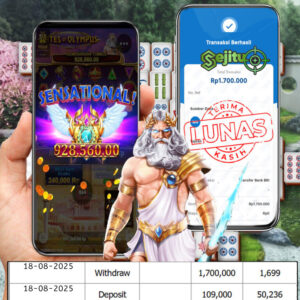 SELAMAT KEPADA MEMBER SEJITU JACKPOT GAMES GATE OF OLYMPUS PRAGMATIC PLAY