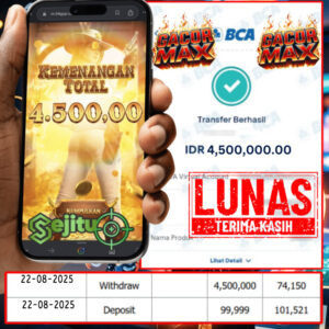 SELAMAT KEPADA MEMBER SEJITU YANG JACKPOT DI WILD BOUNTY SHOWDOWN PGSOFT