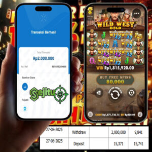 SELAMAT KEPADA MEMBER SEJITU JACKPOT GAMES WILD WEST GOLD PRAGMATIC PLAY