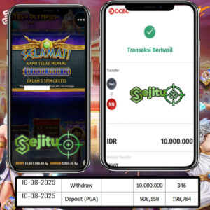 SELAMAT KEPADA MEMBER SEJITU JACKPOT GAMES GATES OF OLYMPUS PRAGMATIC PLAY